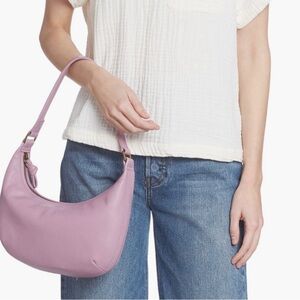 Madewell Piazza Small Slouch Shoulder Bag Lilac